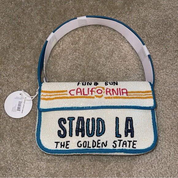 STAUD TOMMY BEADED BAG - LA - Picture 2 of 9